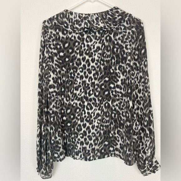 Kate Spade ♠️ silk bow tied neck blouse - Picture 7 of 15